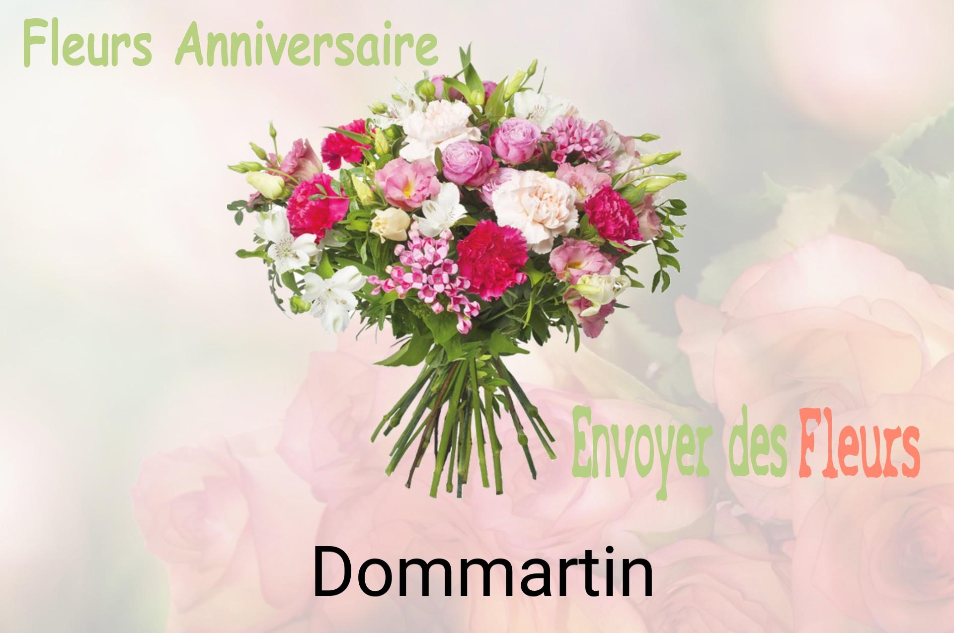 Bouquet de fleurs d’anniversaire livré à Dommartin